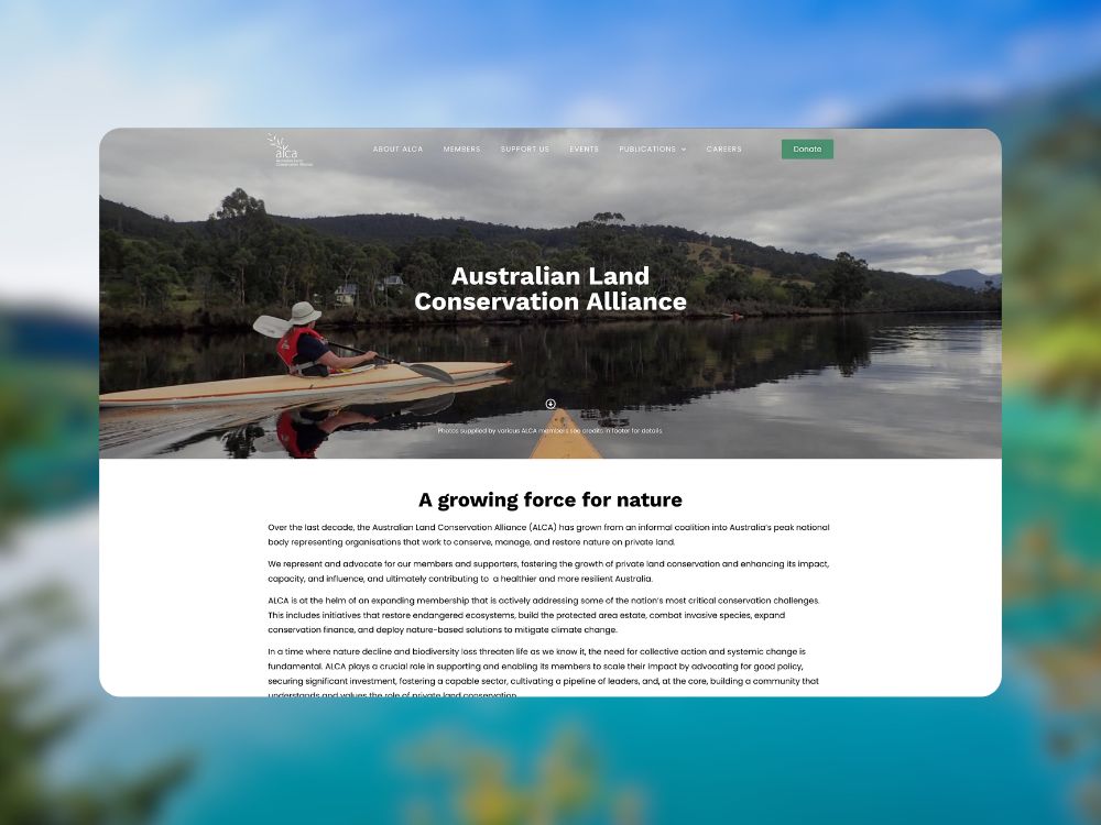 Featured image of ALCA Website