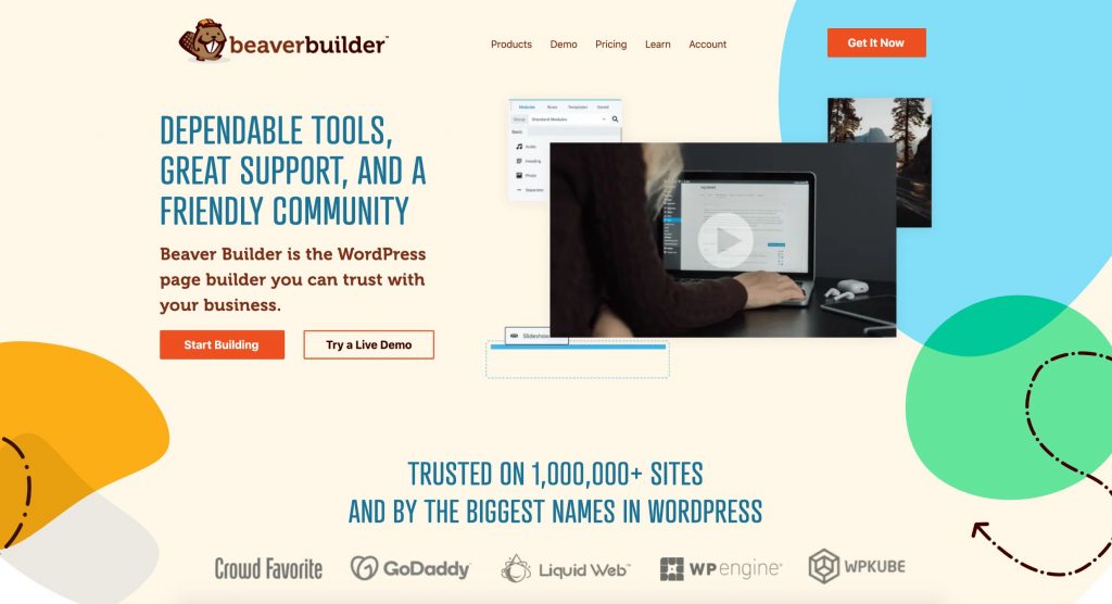Image of Beaver website
