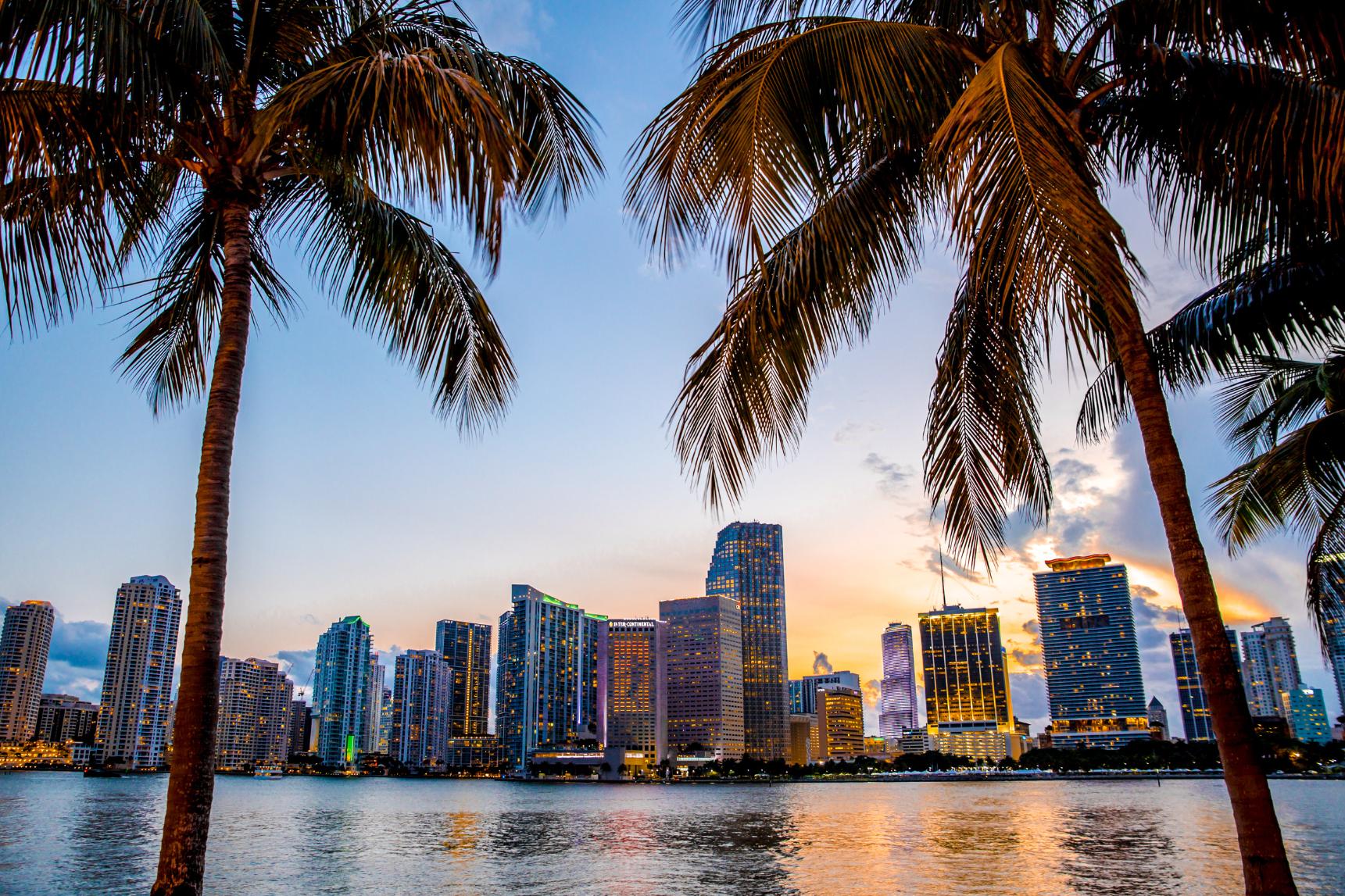 City view in Miami Florida