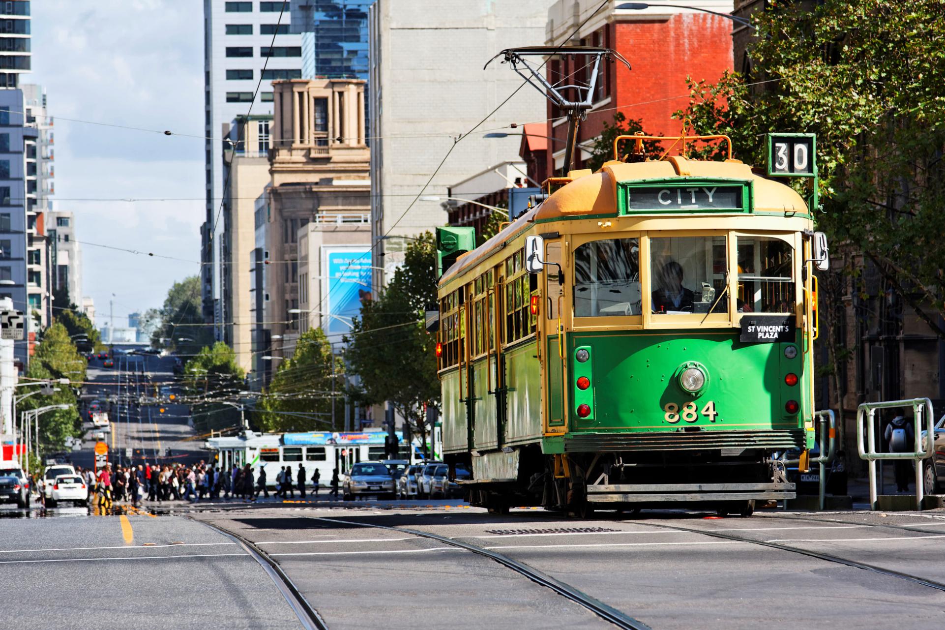 City train of Melbourne