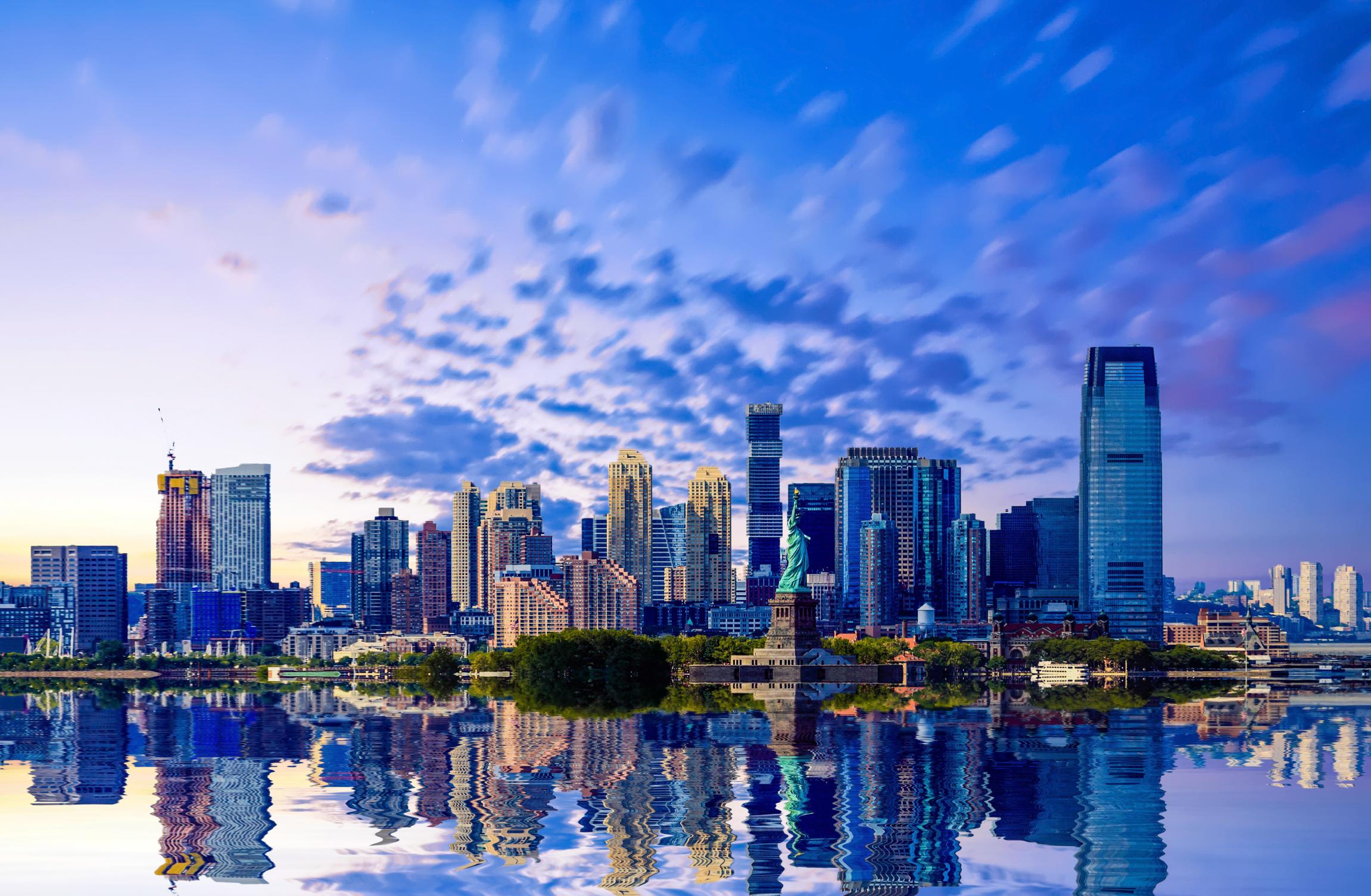 Skyline of Jersey City, New Jersey
