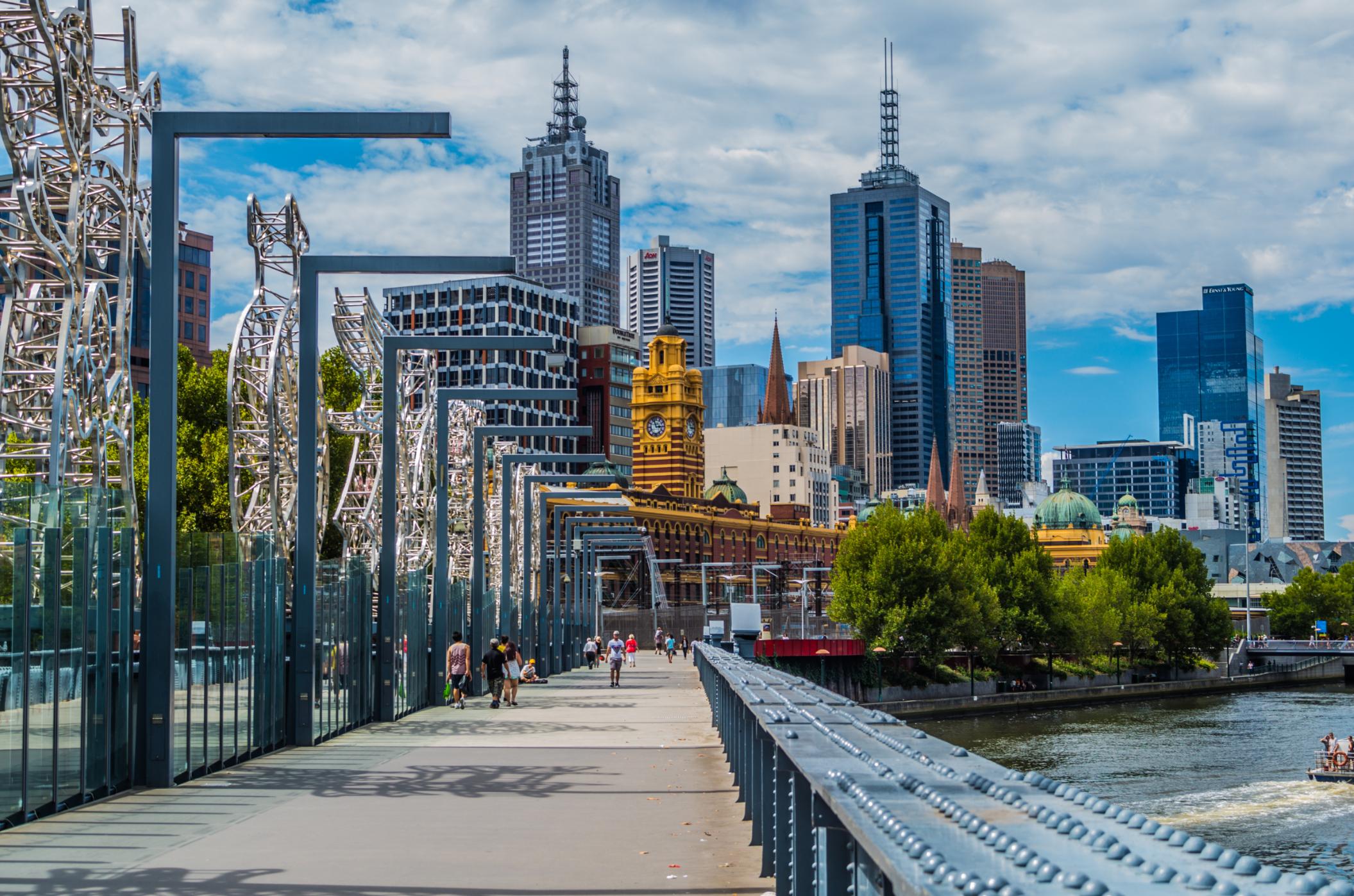View of Melbourne city