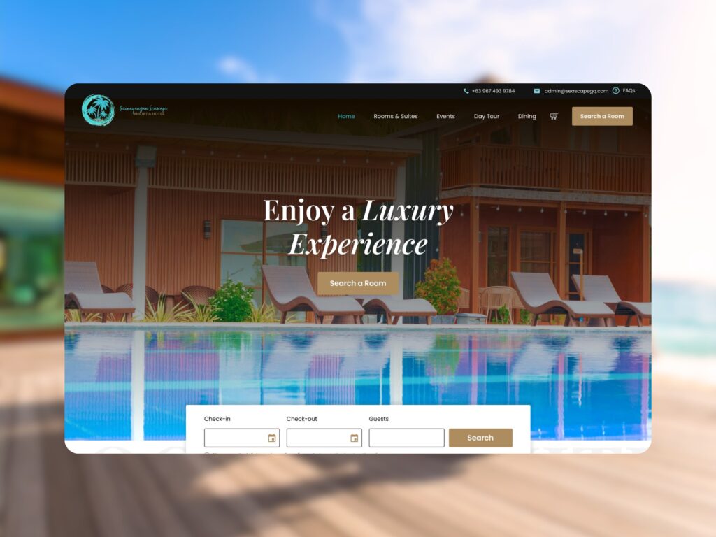 Featured image of Seascape GQ Hotel & Resort Website
