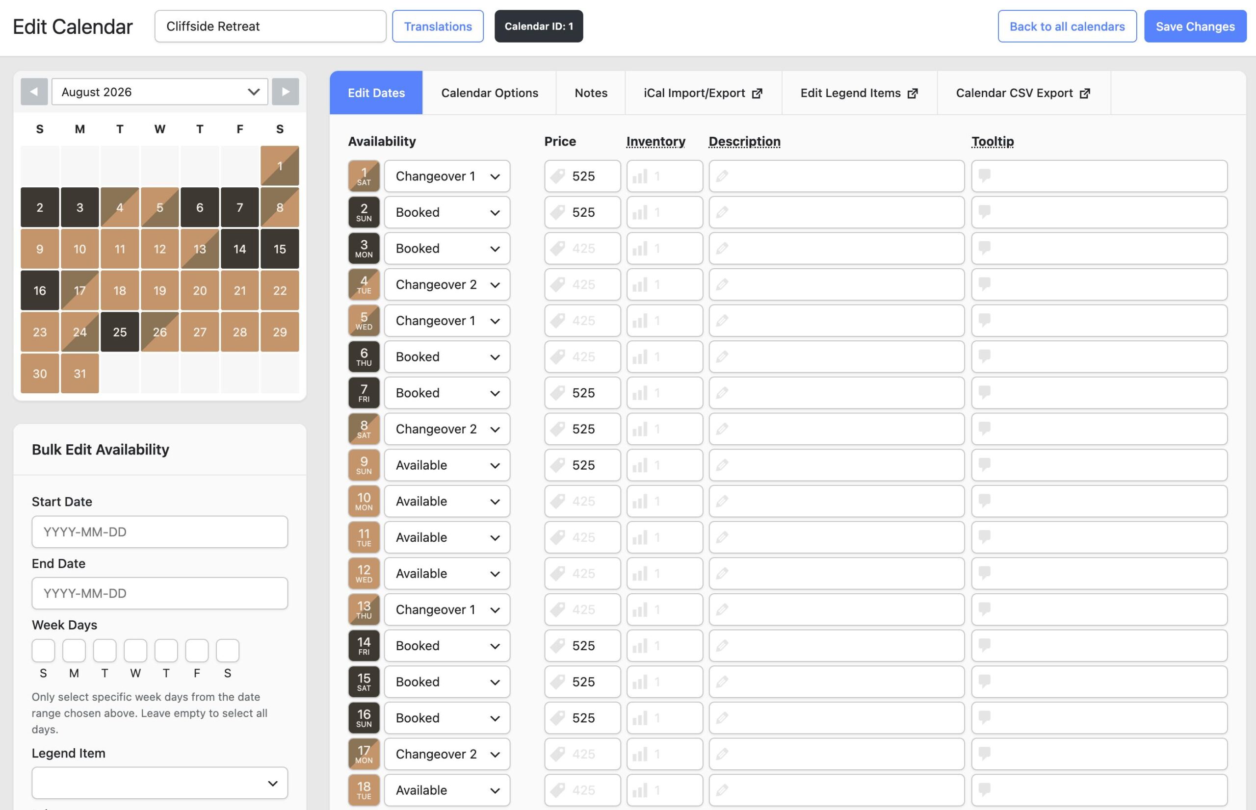Image of WP Booking System - Manage bookings using easy to use calendar