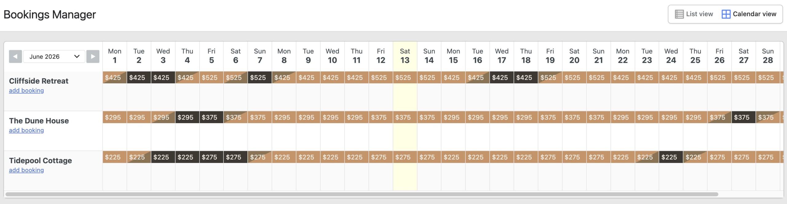 Image of WP Booking System - Manage bookings using easy to use calendar