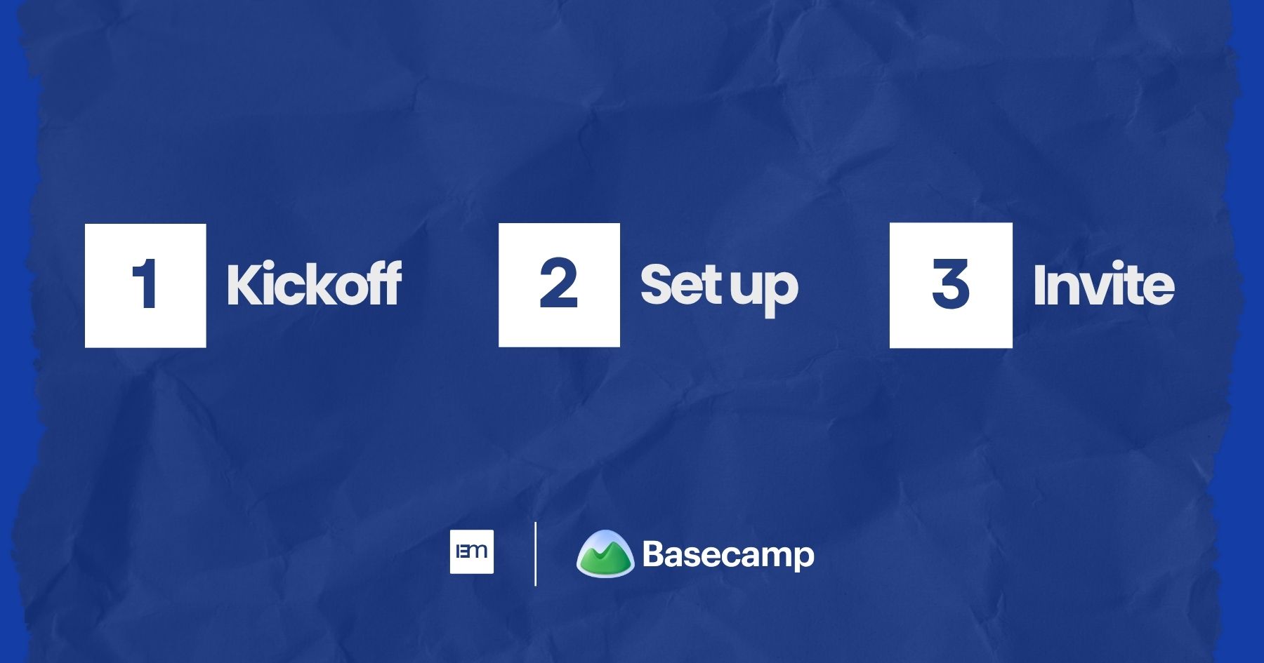 My web design client onboarding process managed through Basecamp.